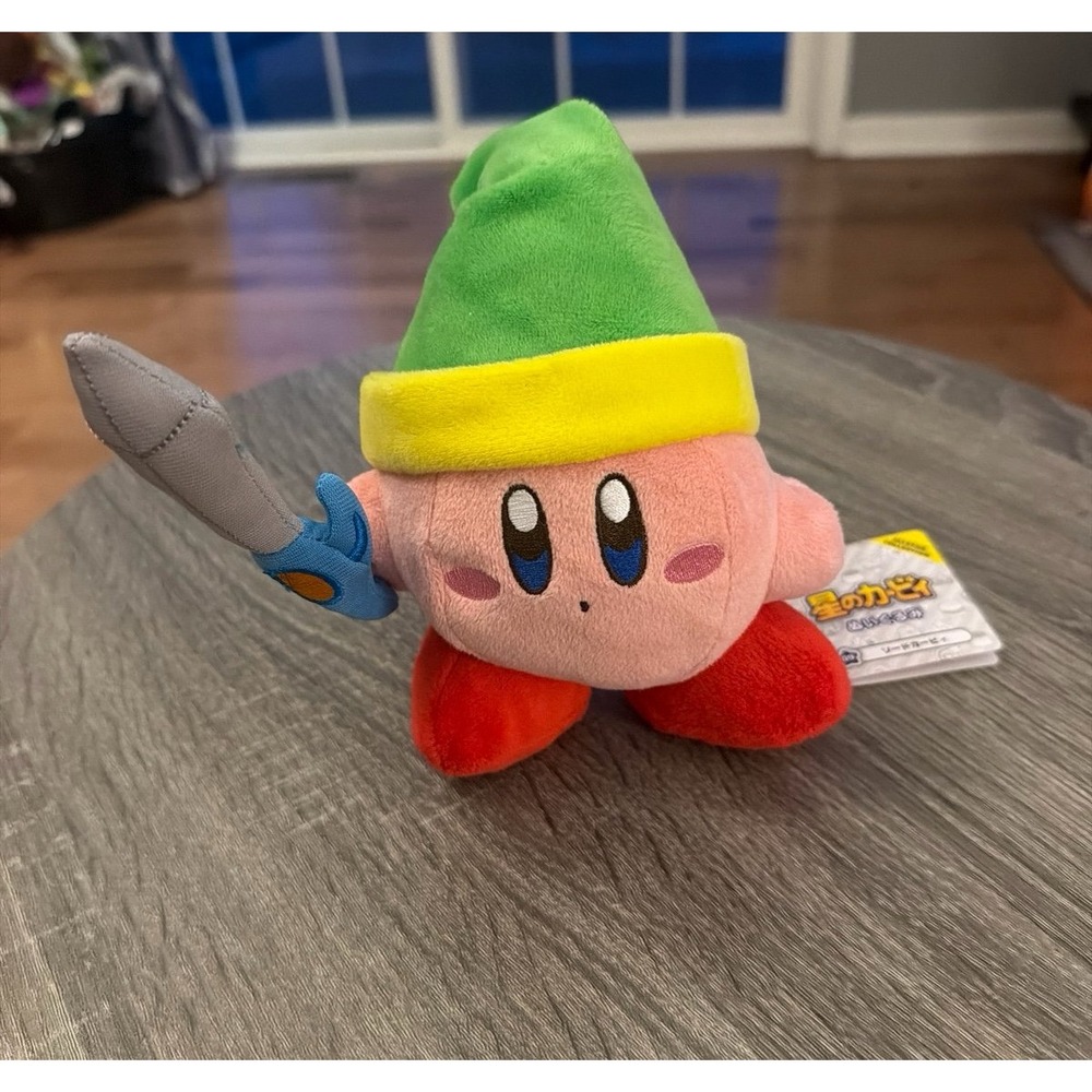 Nintendo Kirby Dressed as Link Zelda 8" Plush Japanese NWT